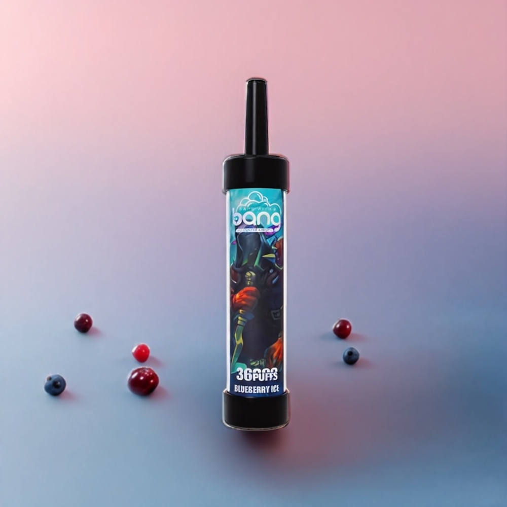 Bang 36000 Puffs vape monouso Mirtillo Ghiaccio Italia Ingrosso - 650mAh Batteria, 40ml E-liquid, 36000 Tiri