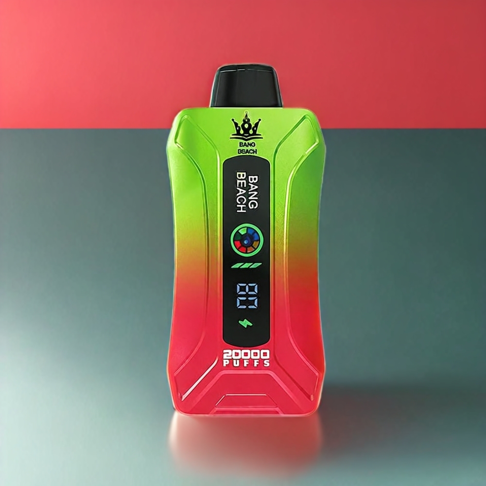 Bang Beach 20000 Puff Italia Ingrosso vape monouso Fragola Anguria con Schermo Intelligente, 35ml, 650mAh, Design Ergonomico