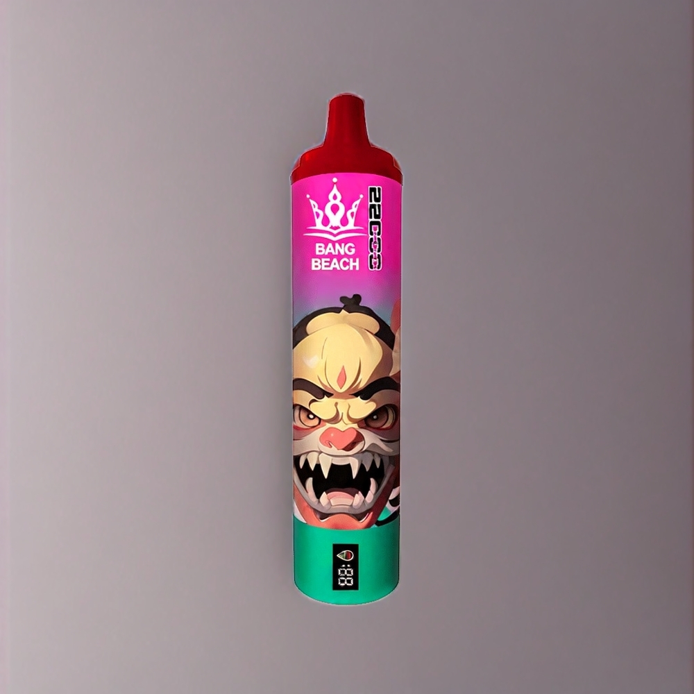 Bang Beach 22000 Puffs Italia Ingrosso vape monouso Fragola Ghiaccio con 36ml di E-Liquid e Batteria da 650mAh - Nicotina 0%, 2%, 3%, 5%
