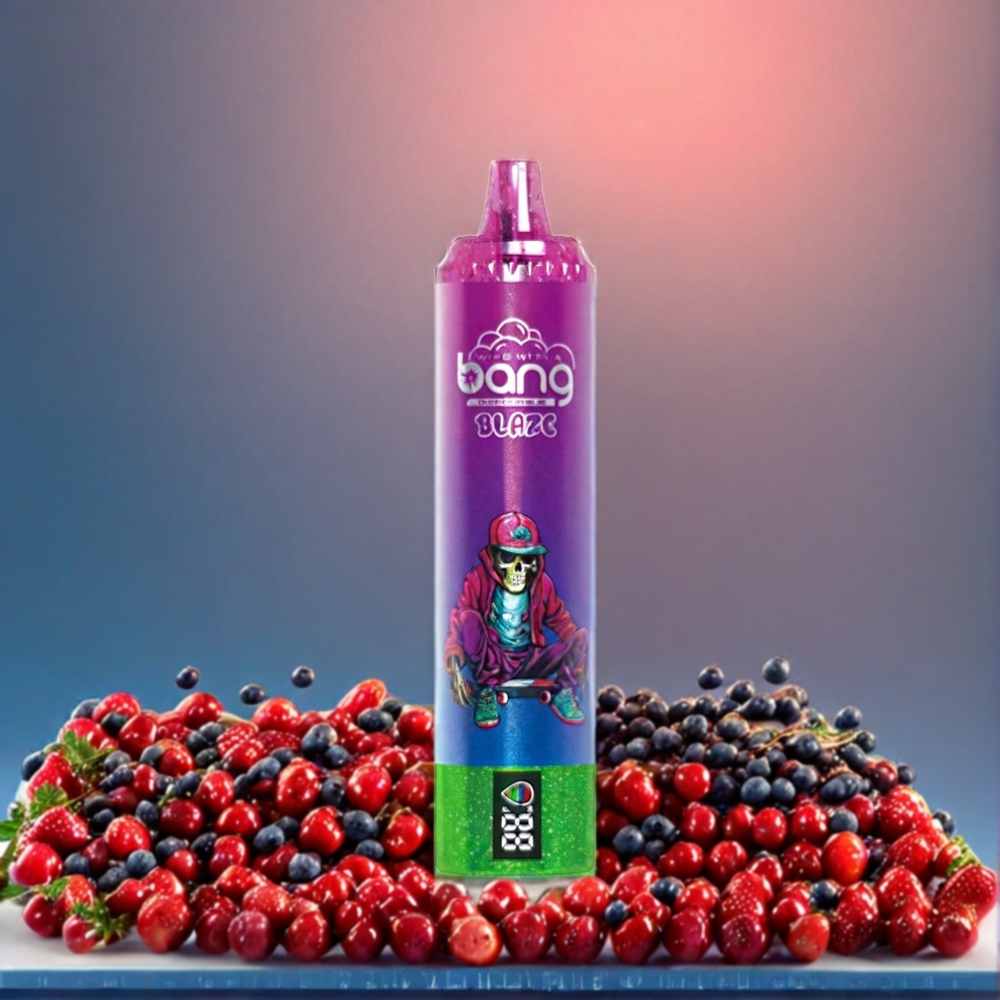 Bang Blaze Tornado 20000 Puff Italia Ingrosso Dispositivo di Vapo USA E GETTA con Ricarica Type-C, Flusso d'Aria Personalizzabile e Nicotina 0%,2%,3%,5% - Bacche Miste