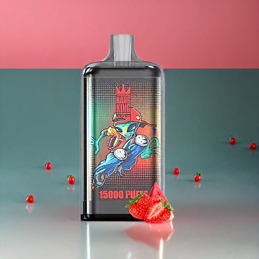 Bang King 15000 Puffs Italia Ingrosso vape monouso Fragola Anguria - 21ml, 550 mAh, Nicotina 0%/2%/3%/5%, Design Colorato e Giocoso