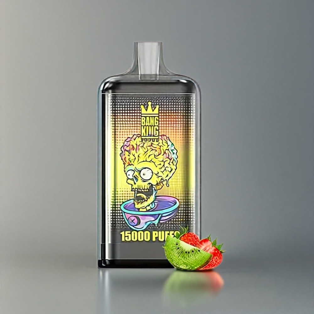Bang King 15000 Puffs Italia Ingrosso vape monouso Fragola Kiwi - 21ml, 550 mAh, Nicotina 0%-5%, Design Colorato e Giocoso