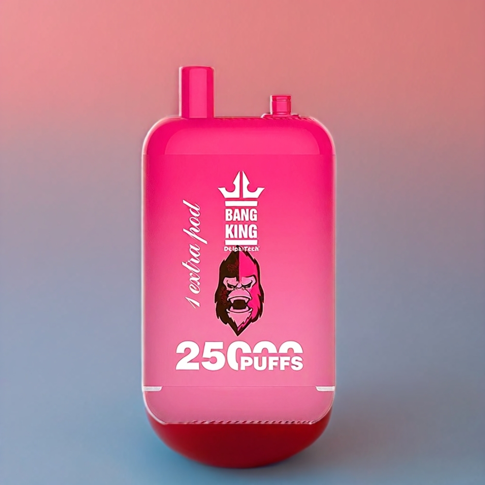 Bang King 25000 Puff Italia Ingrosso vape monouso Fragola Anguria con 46ml di E-Liquid, 650 mAh, Dual Pod System