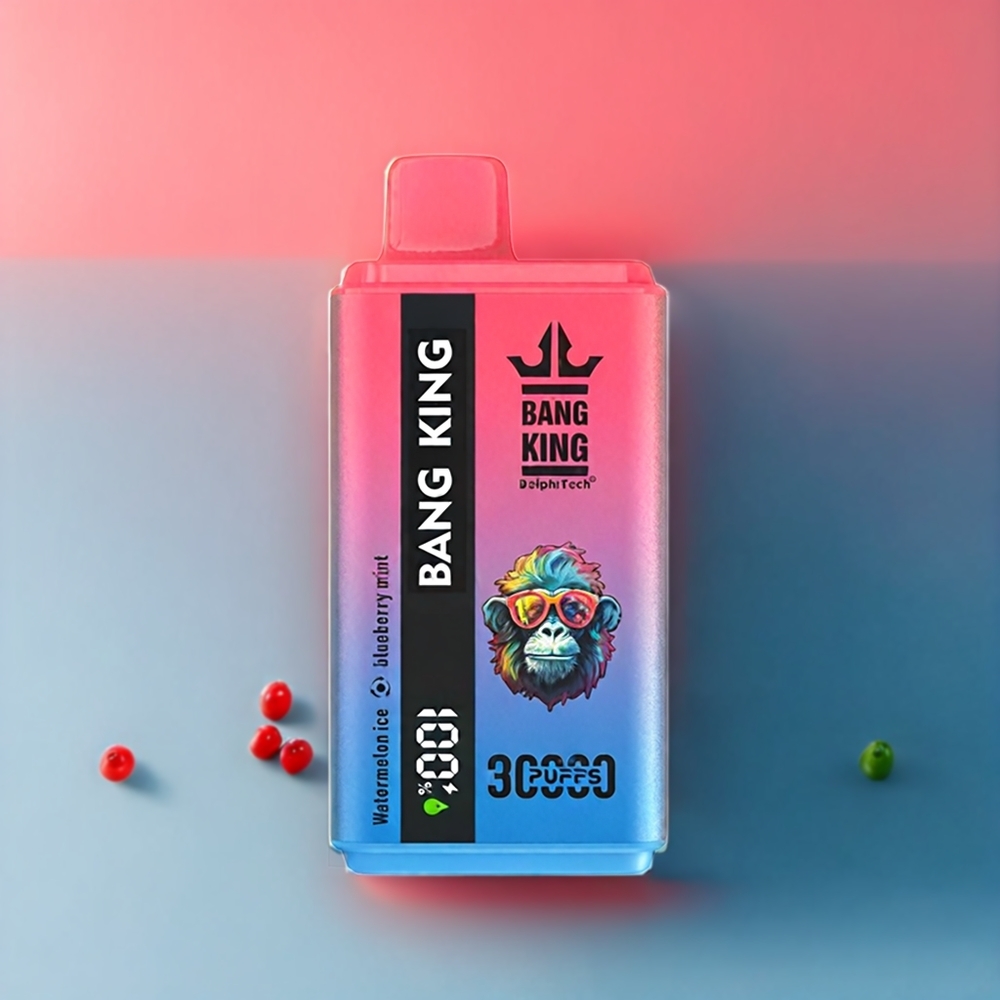 Bang King 30000 Puff vape monouso Anguria Ghiaccio Mirtillo Menta Italia Ingrosso 36ml 550mAh Type-C