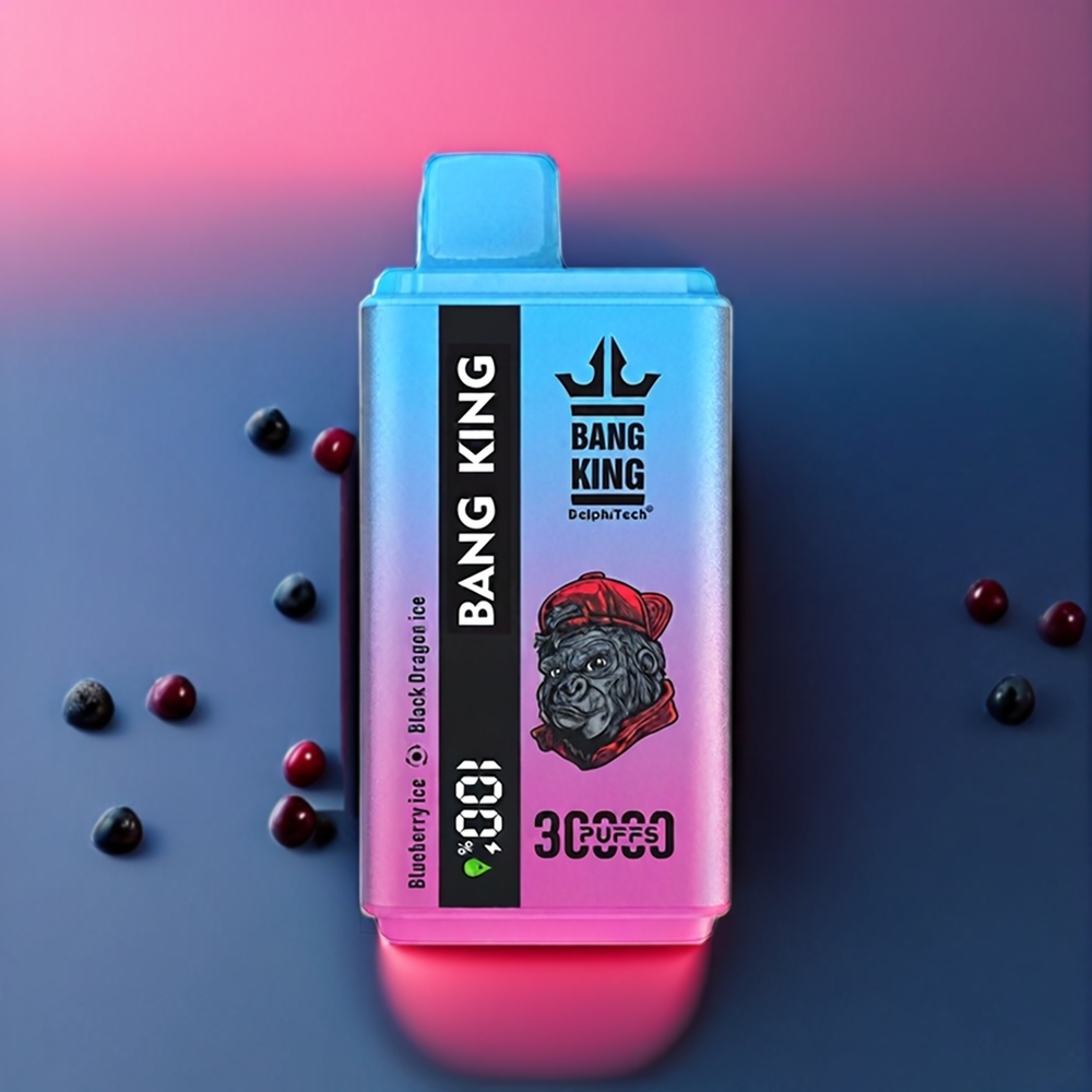 Bang King 30000 Puffs Italia Ingrosso vape monouso Ghiaccio di Mirtillo Nero Ghiaccio di Drago