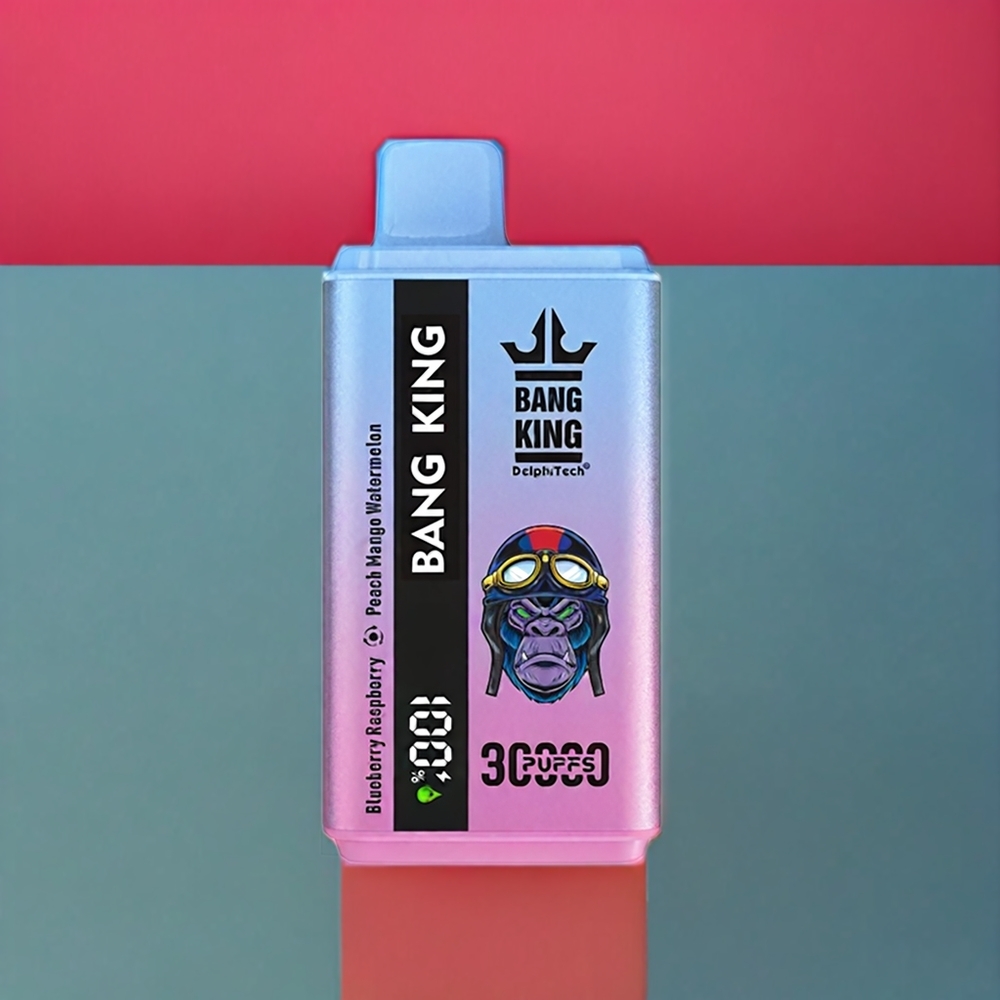 Bang King 30000 Puffs vape monouso Italia Ingrosso Mirtillo Lampone Pesca Mango Anguria