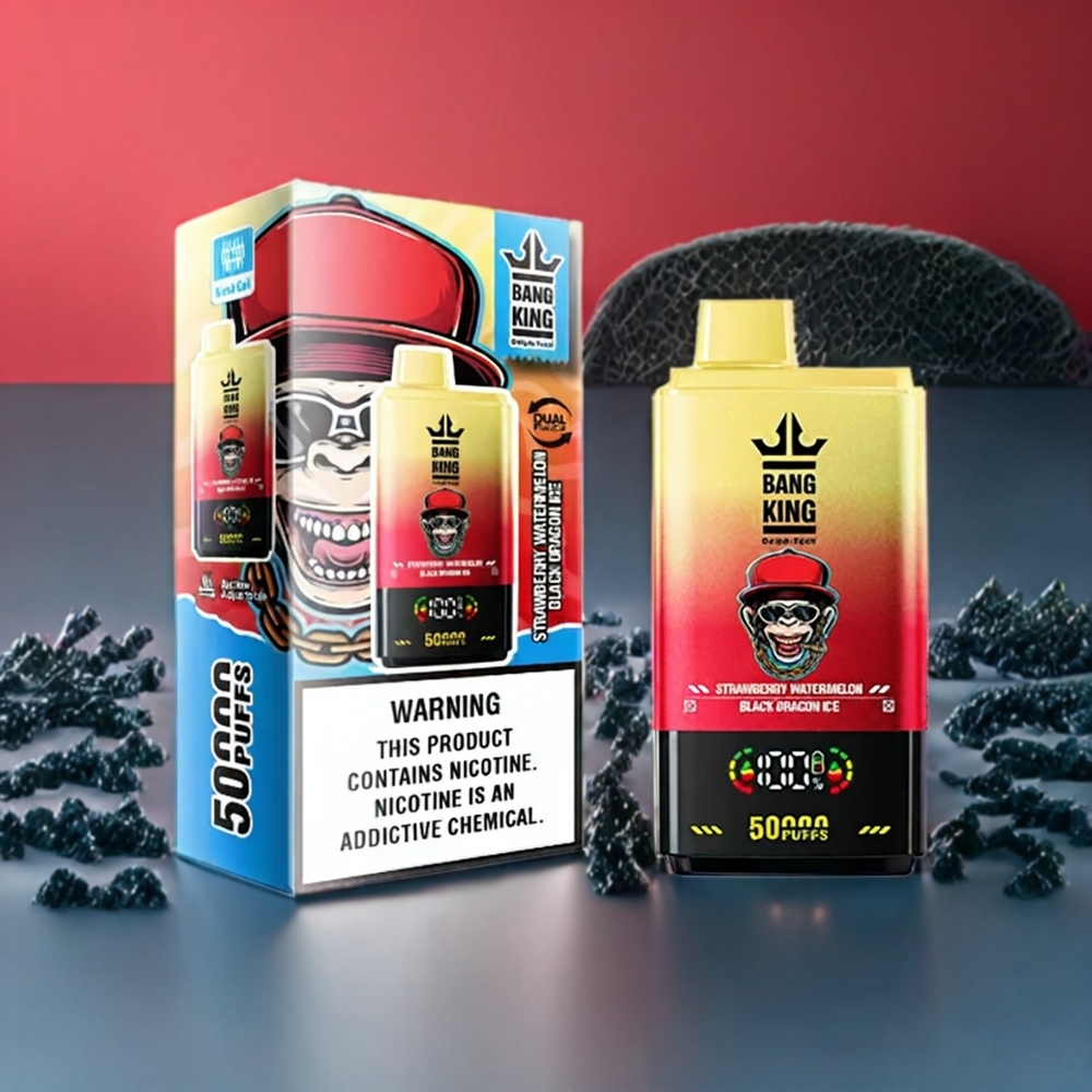 Bang King 50000 vape monouso Italia Ingrosso Fragola Anguria Drago Nero Ghiaccio con 50ml e 850mAh