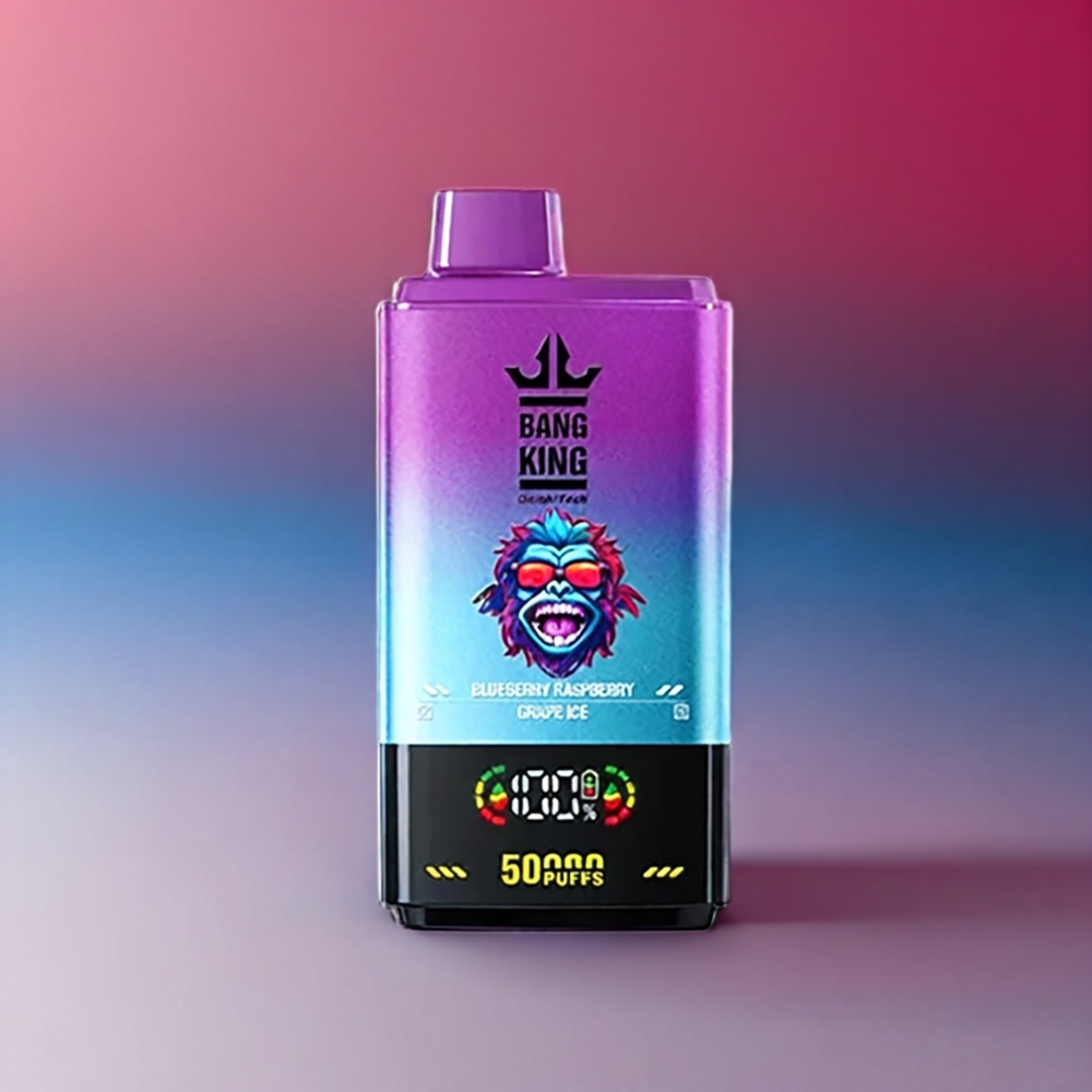 Bang King 50000 vape monouso Mirtillo Lampone Uva Ghiaccio Italia Ingrosso - 50ml, 850mAh, Tipo-C
