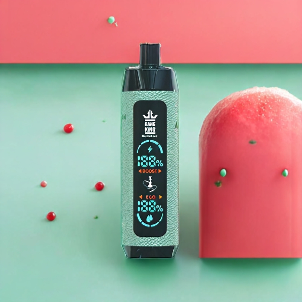 Bang King Shisha 25000 Puff vape monouso Anguria Ghiaccio Italia Ingrosso con 30ml E-Liquid, 650 mAh Batteria, 0.6 Ohm Bobina a maglie
