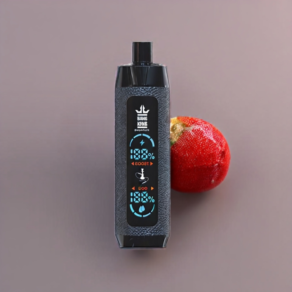 Bang King Shisha 25000 Puff vape monouso Cush Man Italia Ingrosso - 30ml E-Liquid, 650 mAh, 0.6 Ohm Bobina a maglie, Ricarica Type-C