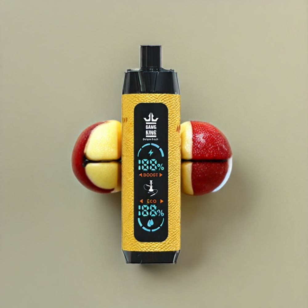 Bang King Shisha Italia Ingrosso 25000 Tiri Sigaretta Elettronica Monouso Limone Ciliegia con Batteria 650 mAh e Bobina Mesh 0.6 Ohm
