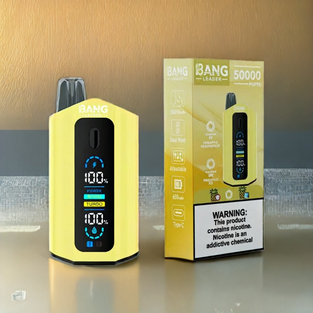 Bang Leader 50000 Puff Italia Ingrosso vape monouso Ananas Frutto della Passione Ghiaccio all'Ananas