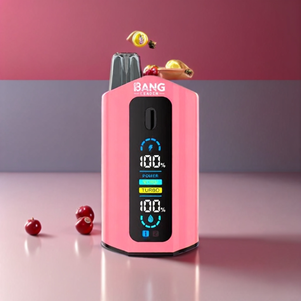 Bang Leader 50000 Puff Italia Ingrosso vape monouso Ciliegia Cola Limonata Rosa con 13400mAh, 36ml E-liquid e Tipo-C