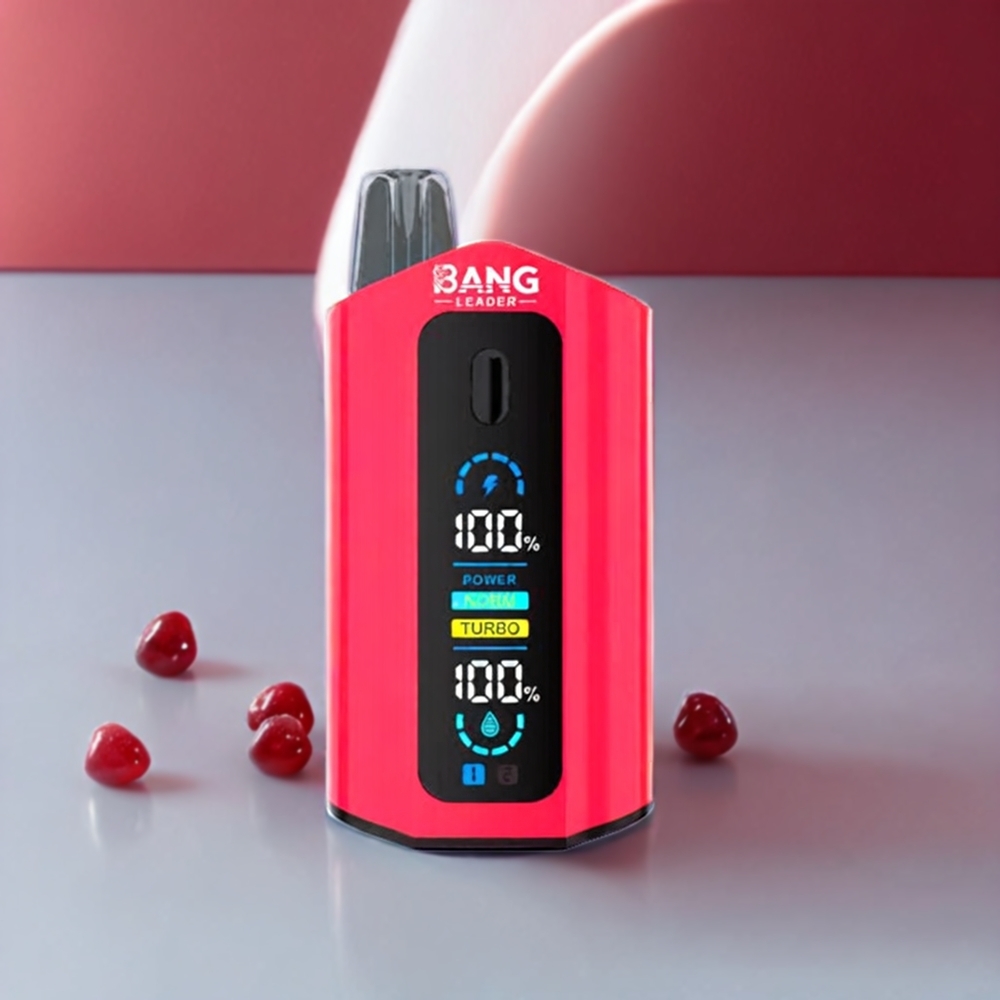 Bang Leader 50000 Puff Italia Ingrosso vape monouso Fragola Lampone Ciliegia Ghiaccio con 13400mAh e 36ml di E-liquid