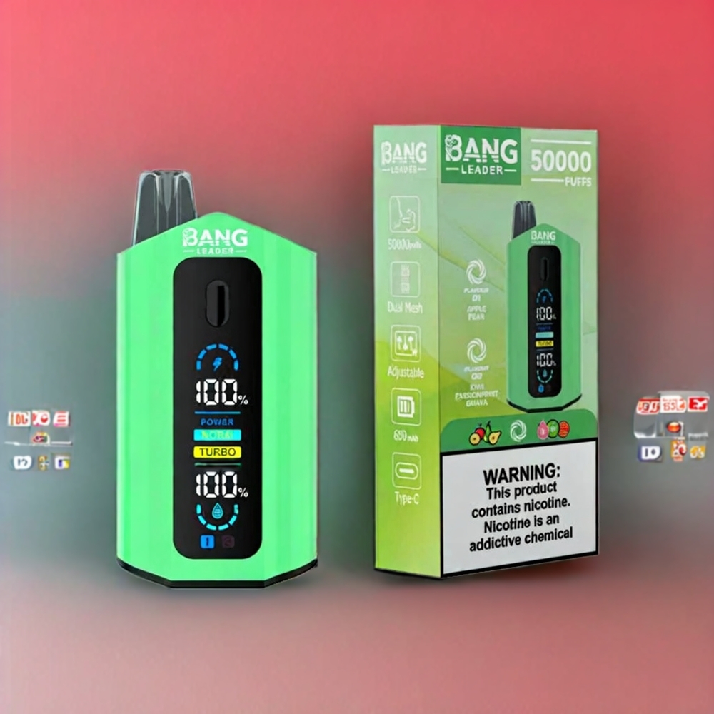 Bang Leader 50000 Puff Italia Ingrosso vape monouso Mela Pera Kiwi Frutto della Passione Guava