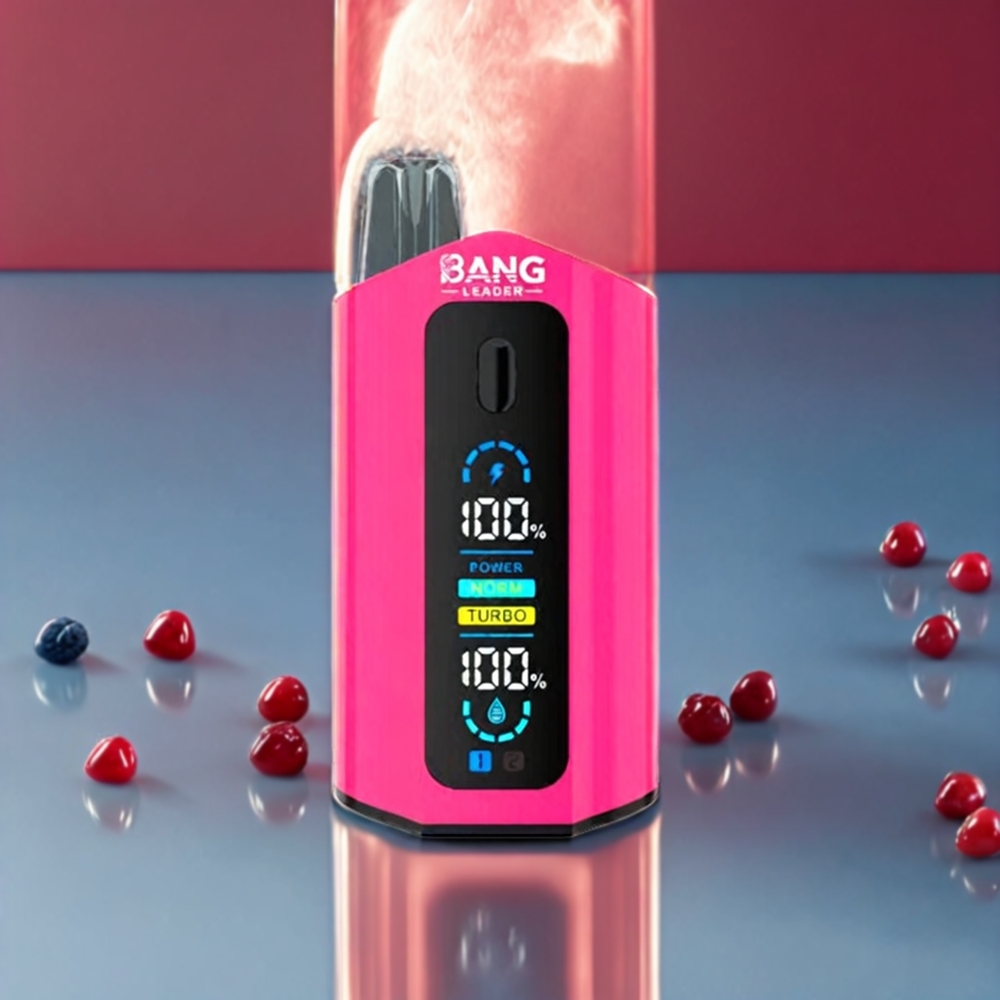 Bang Leader 50000 Puff Italia Ingrosso vape monouso Mirtillo Lampone Limonata Fragola Lampone Ciliegia Ghiaccio con Batteria 13400mAh e 36ml di E-liquid