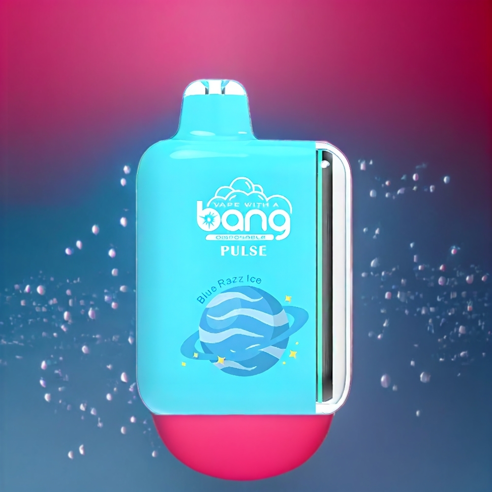 Bang Pulse 18000 Puff vape monouso Lampone Blu Ghiaccio - Italia Ingrosso - 26ml E-Liquid, 650mAh Batteria, Type-C Ricarica, 0%-5% Nicotina