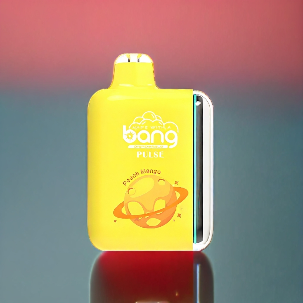 Bang Pulse 18000 Puff vape monouso Pesca Mango Italia Ingrosso - Porta Type-C, 650mAh, 26ml E-Liquid, 1.0 Ohm Bobina a maglie