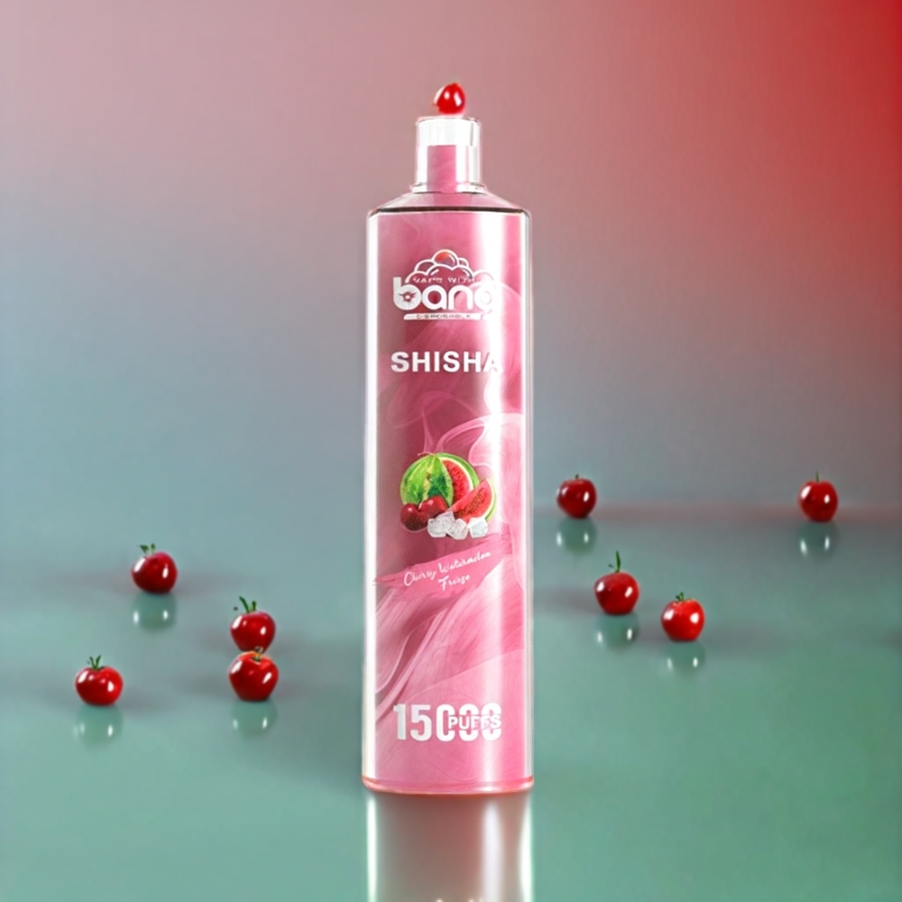 Bang Shisha Italia Ingrosso 15000 Puff vape monouso Ciliegia Anguria - 23ml E-liquid, Tipo-C Ricarica, 600mAh Batteria, Tecnologia DTL Avanzata