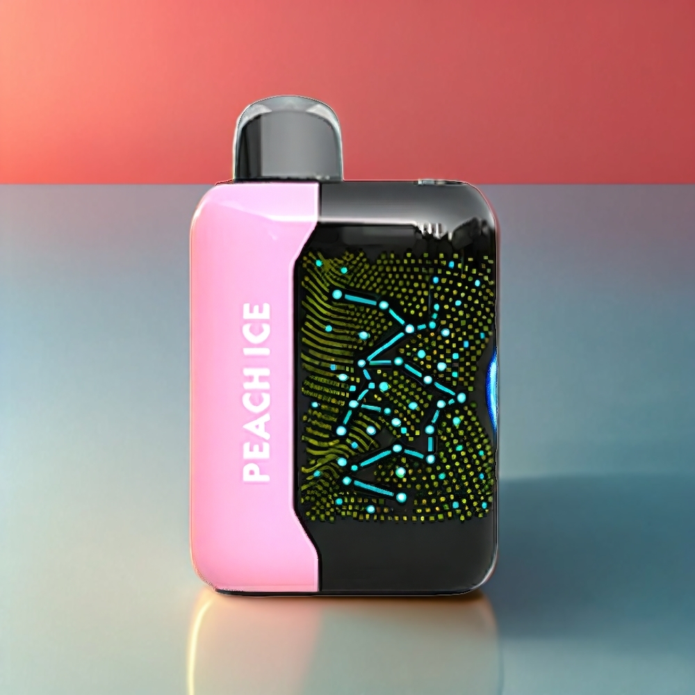 Bang Starry 25000 Puff Italia Ingrosso vape monouso Ghiaccio Pesca con 28ml E-Liquid, 800 mAh, Ricarica Type-C