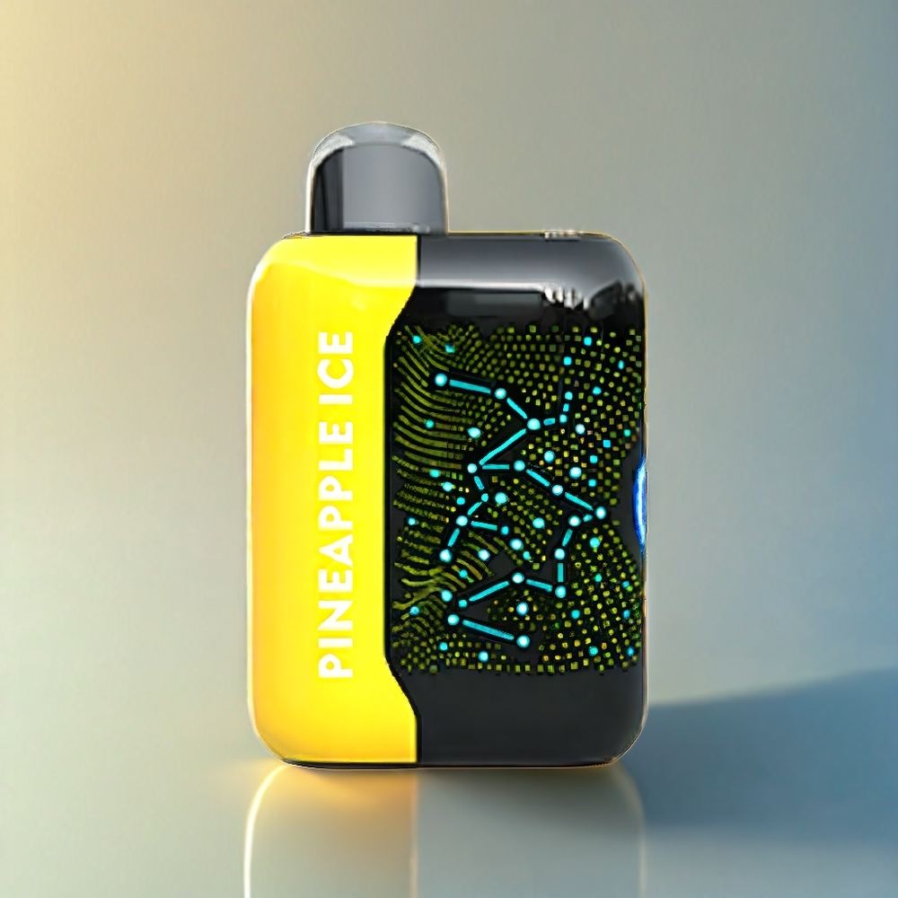 Bang Starry 25000 Puffs vape monouso Italia Ingrosso Ananas Ghiaccio con 28ml E-Liquid, 800 mAh Batteria, Tipo-C Ricarica Rapida