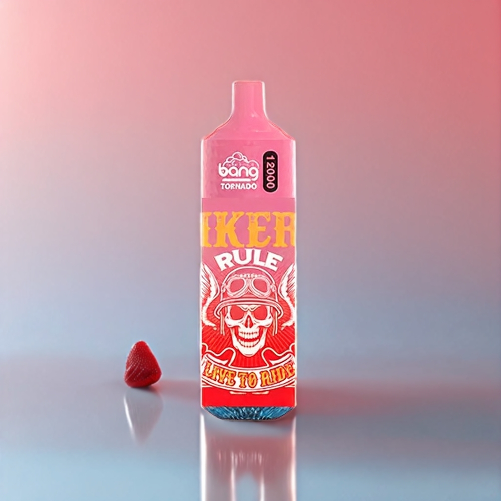 Bang Tornado 12000 Puffs Italia Ingrosso vape monouso Fragola Lampone Ghiaccio con 23ml di E-Liquid e Batteria da 650 mAh