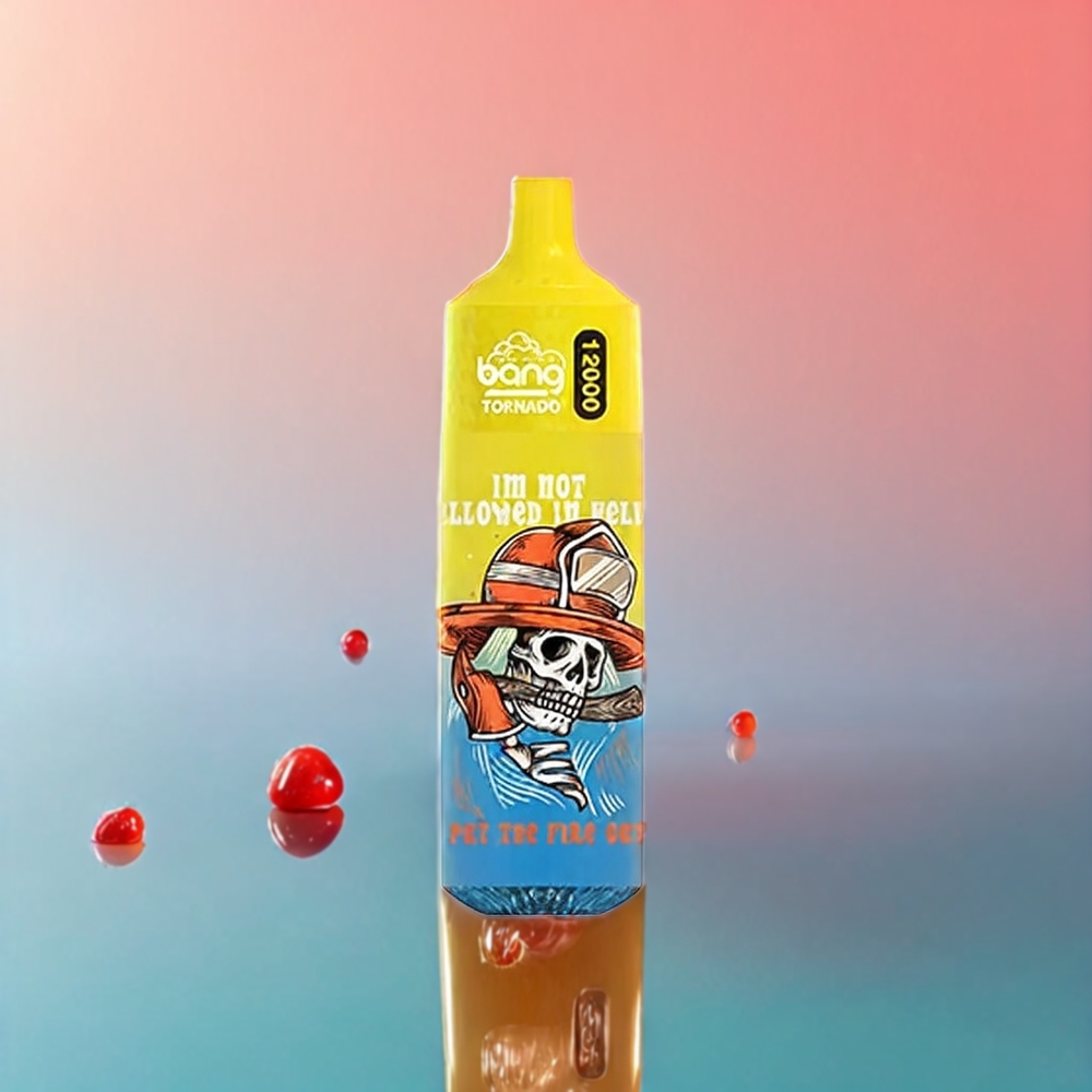 Bang Tornado 12000 Puffs Italia Ingrosso vape monouso Ghiaccio Pesca 23ml 650mAh 0%-5% Nicotina