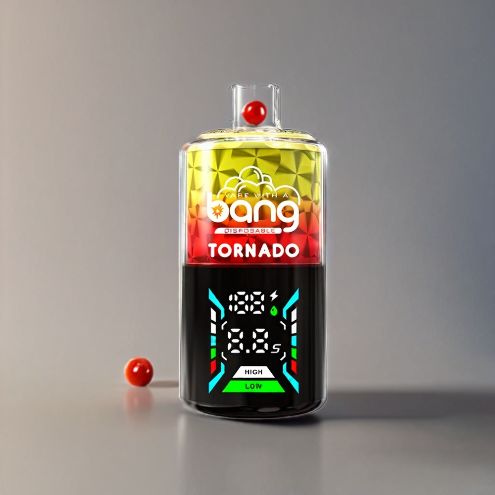 Bang Tornado 40000 Puff vape monouso Italia Ingrosso – Senza Nicotina (0%) / 2% / 3% / 5% – Batteria 850mAh – E-Liquido 40ml – Fino a 40000 Puff