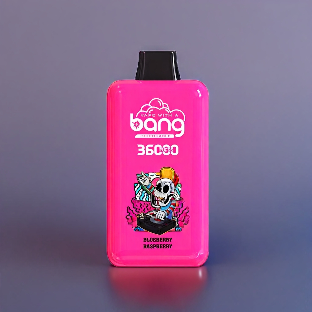 Bang 36000 Power vape monouso Mirtillo Lampone Italia ingrosso con 36ml E-Liquido, 36000 Puff, Batteria 850mAh