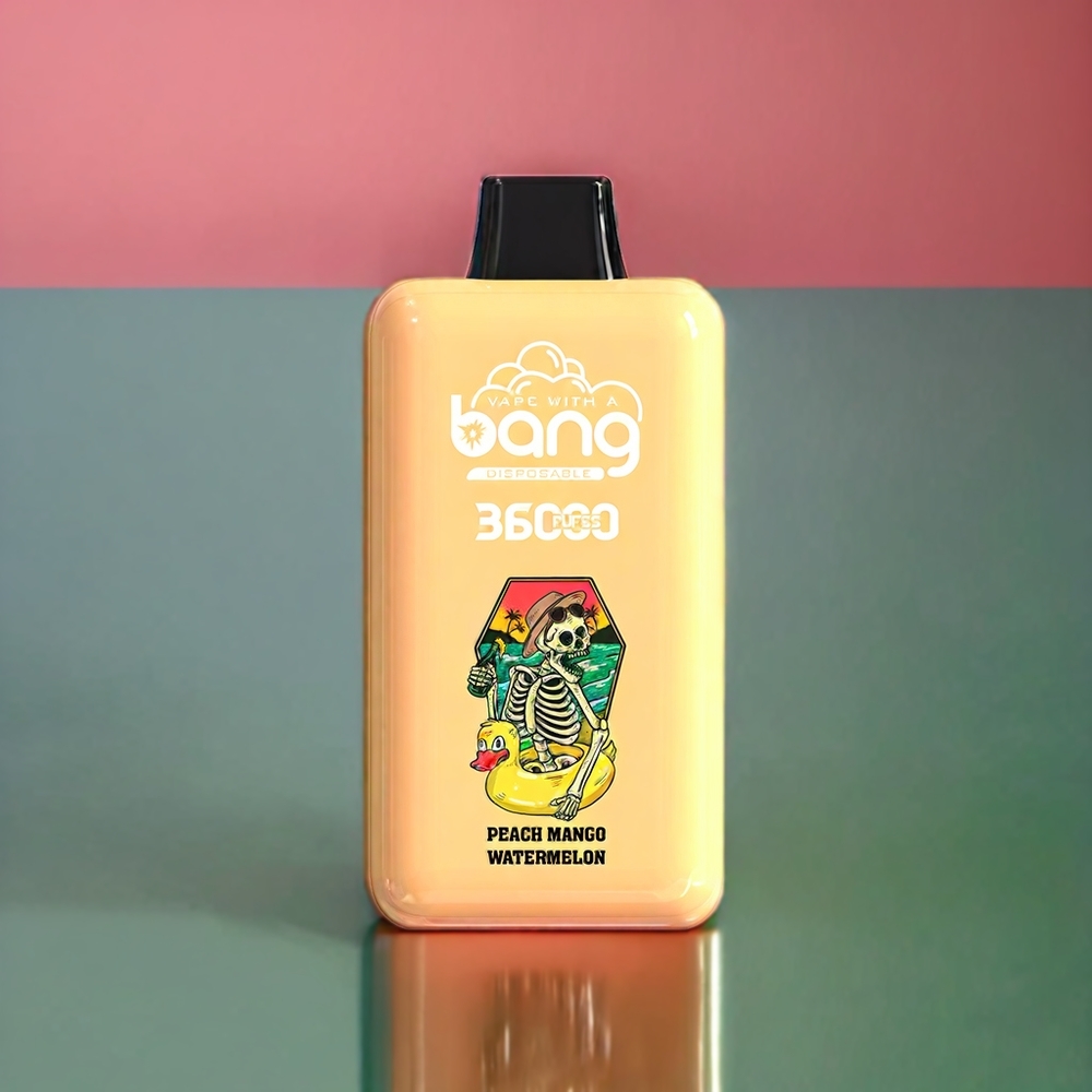 Bang 36000 Power vape monouso Pesca Mango Anguria - Italia Ingrosso - 36ml E-Liquid, 850mAh Batteria, 36000 Puffs