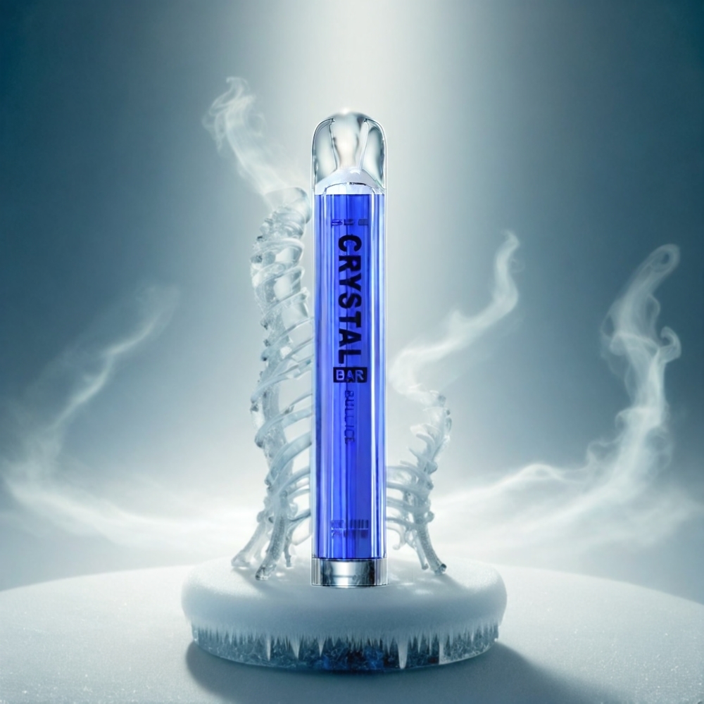 SKE Crystal BAR 600 Italia Ingrosso – 0% Nicotina, 500mAh Batteria, 600 Tiri, Acciaio Inossidabile + PCTG, 2.0ml Liquido, Mesh Coil – Bull Ice