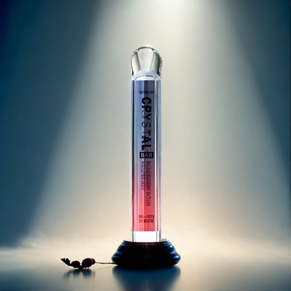 SKE Crystal BAR 600 Italia Ingrosso Vape Lampone Aspro Blu – 0% Nicotina, 500mAh, 600 Puffs, Acciaio Inox + PCTG, 2.0ml