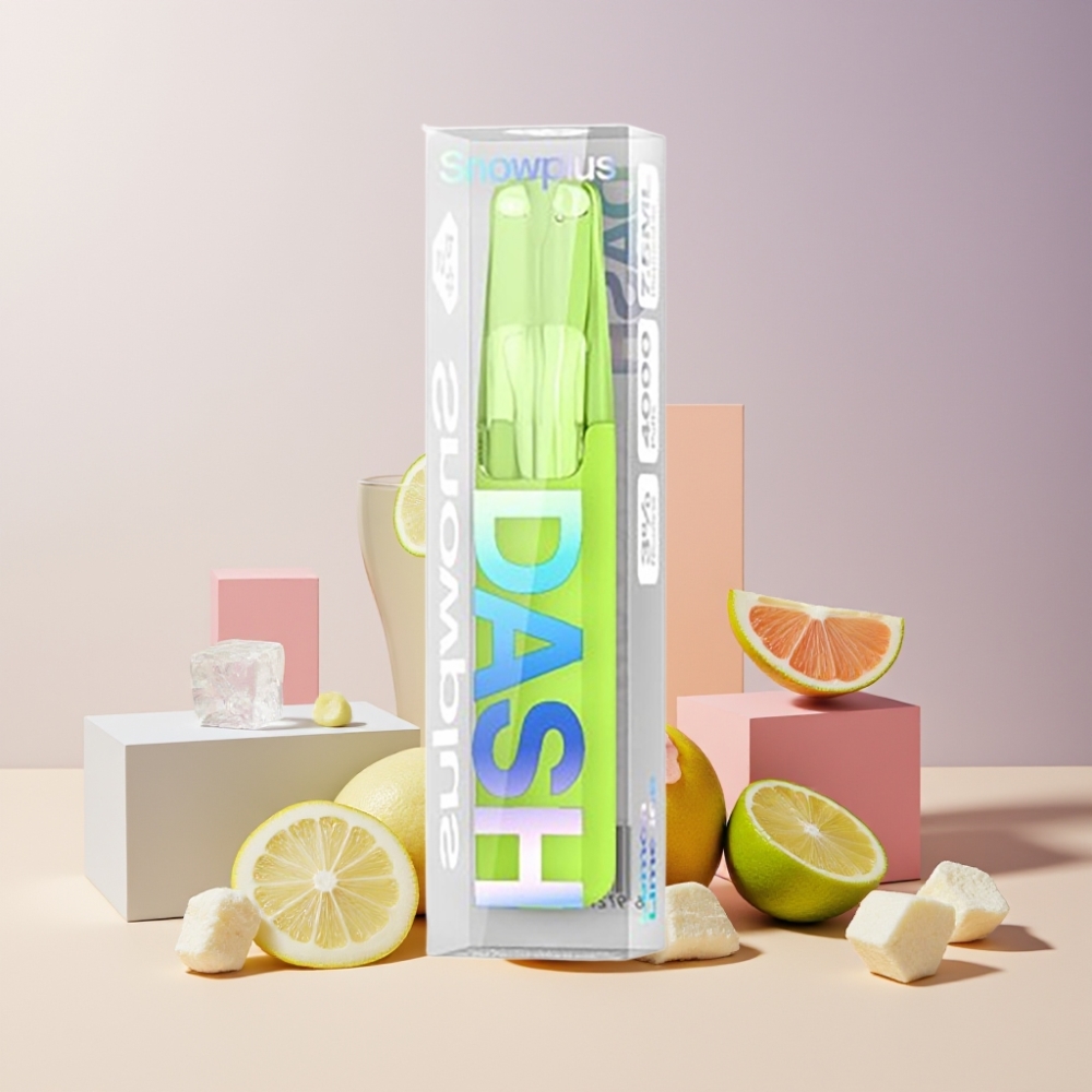 Snowplus Dash 4000 Puff Dispositivo Monouso Italia Ingrosso - Limone Lime Ghiaccio, Ceramica, 7.5 ml, 530 mAh