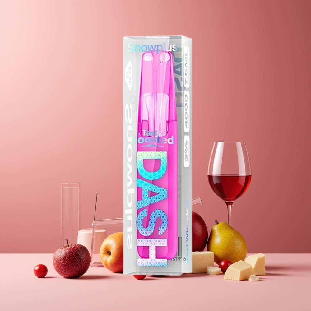 Snowplus Dash 4000 Puff Dispositivo Monouso Italia Ingrosso - Vino Rosso Ghiaccio, Ceramica, 530 mAh, 7.5 ml