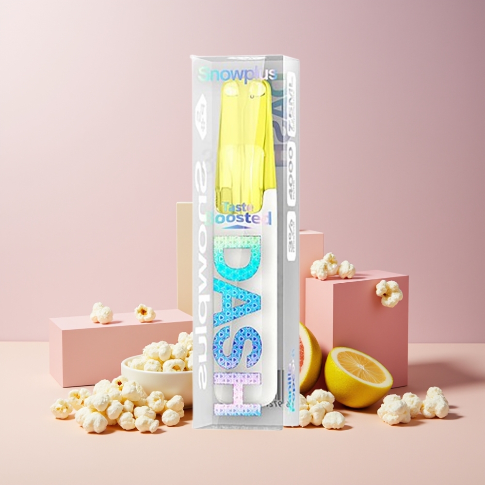 Snowplus Dash 4000 Puffs Dispositivo Monouso Italia Ingrosso Vaniglia Popcorn 7.5ml 5% Nicotina