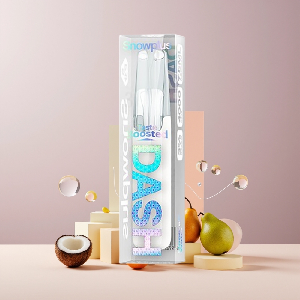 Snowplus Dash 4000 Puffs Italia Ingrosso Dispositivo Monouso Acqua di Cocco 7.5ml 5% Nicotina