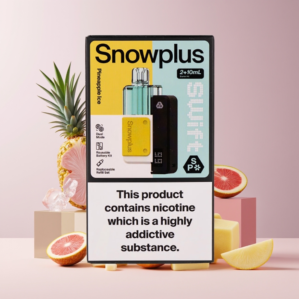 Snowplus Swift 5000 Puff Italia Ingrosso Kit Pod Precaricato Ananas Ghiacciato 43x81x25mm 1000mAh