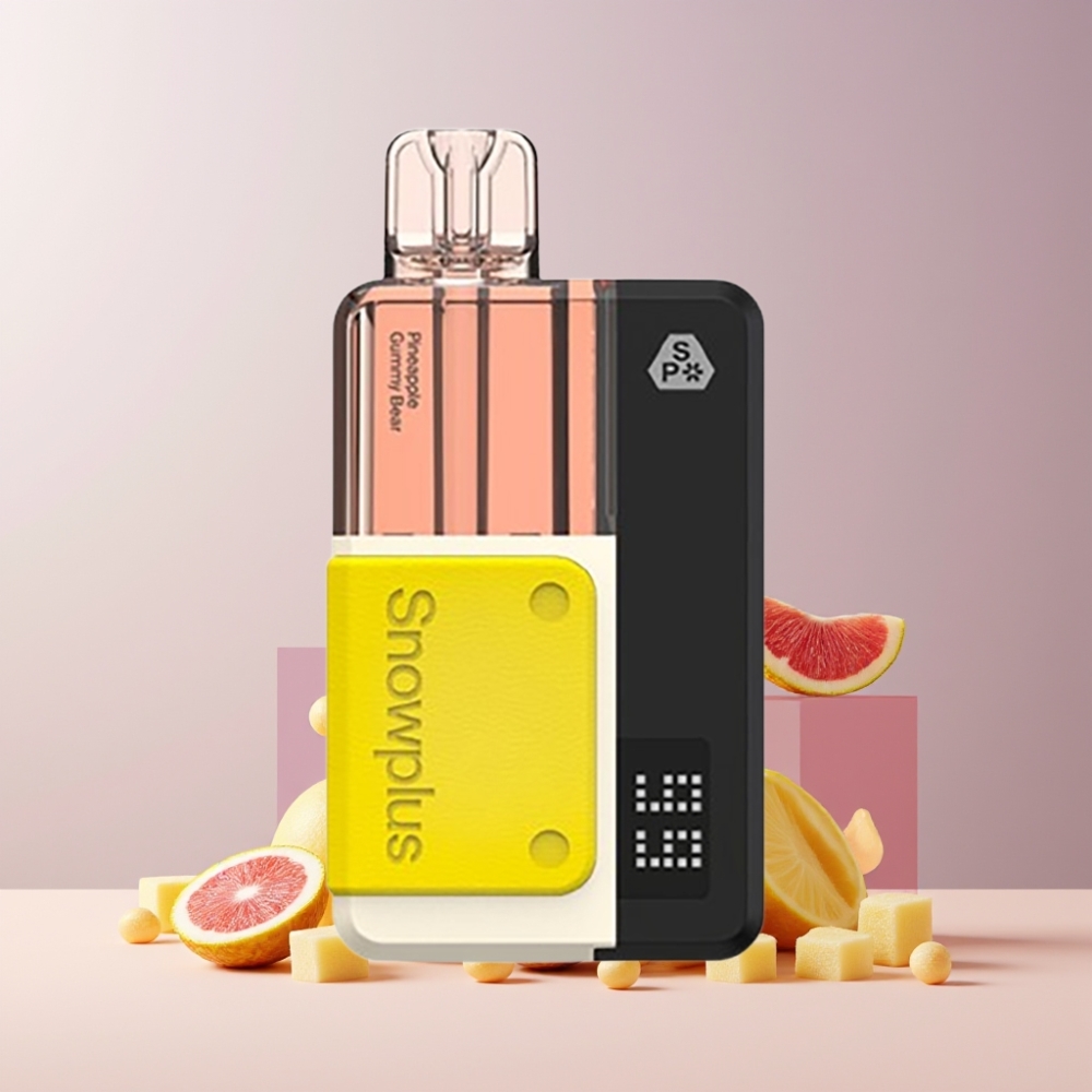 Snowplus Swift 5000 Puff Italia Ingrosso Kit Pod Prefabbricato Gummy Bear Ananas, 43x81x25mm, 1000mAh, 2% Nicotina