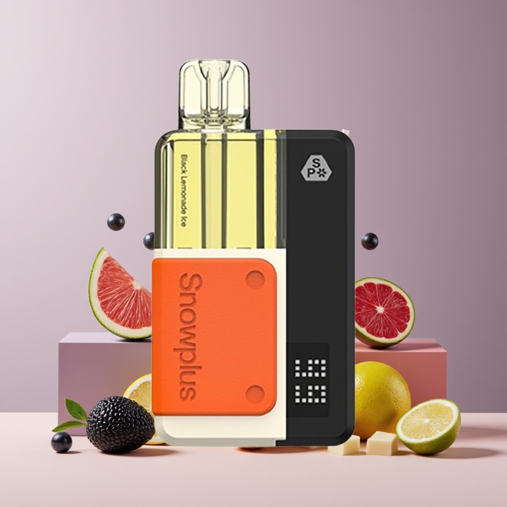 Snowplus Swift 5000 Puff Prefilled Pod Kit Italia ingrosso Limonata Nera Ghiacciata 43x81x25mm 65g 1000mAh