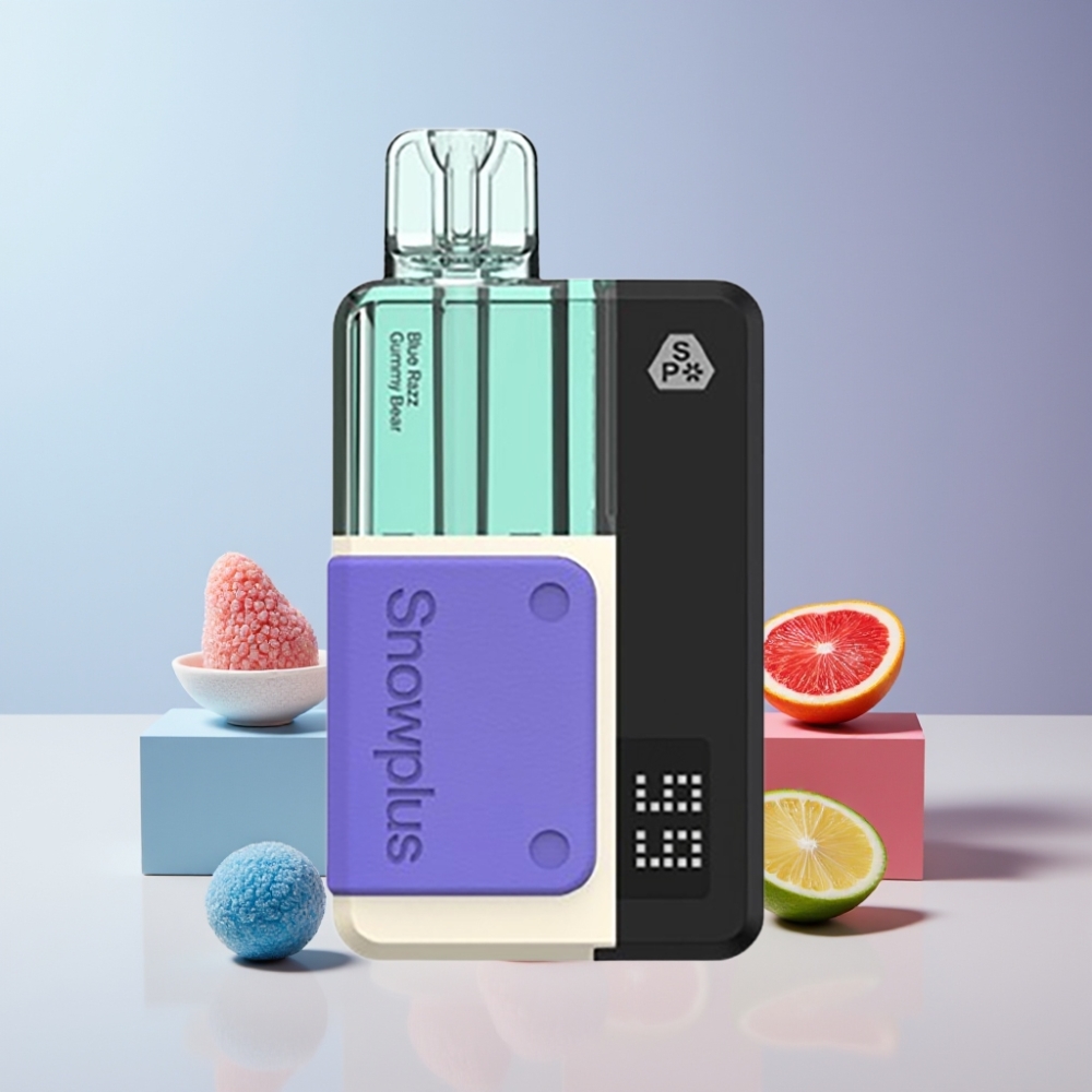 Snowplus Swift 5000 Puffs Pod Kit Prefilled Italia Ingrosso 43x81x25mm 1000mAh Gommosa Blu