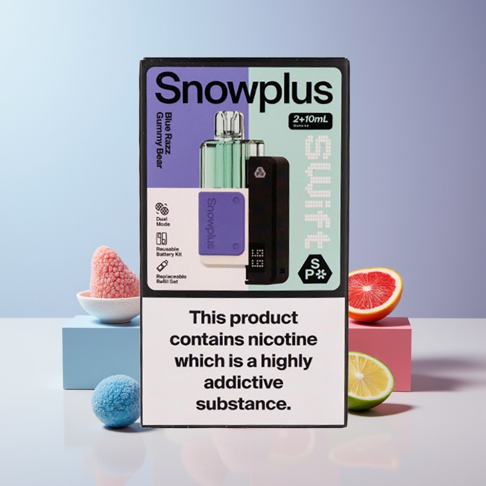 Snowplus Swift 5000 Puffs Pod Kit Prefilled Italia Ingrosso 43x81x25mm 1000mAh Gommosa Blu