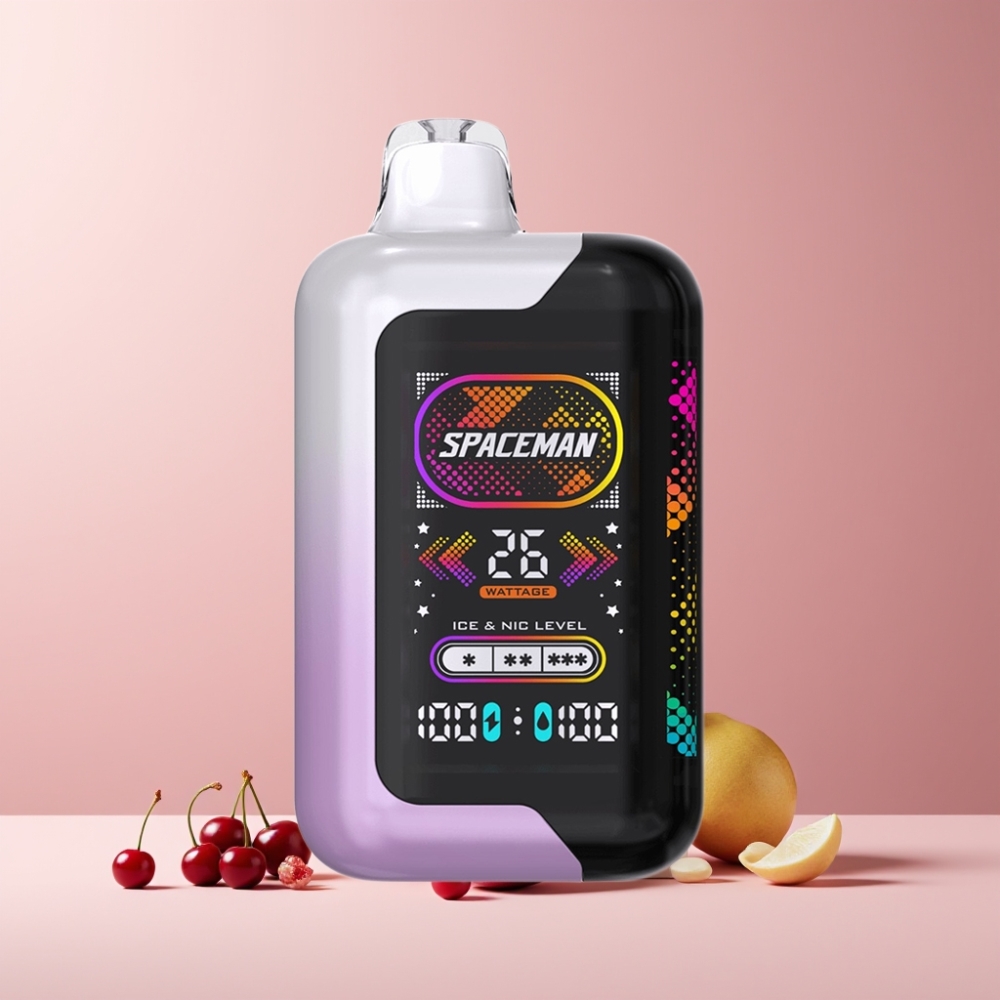 SPACEMAN SP40000 Disposable Vape Ciliegia Melograno 20ml 50mg/ml 1000mAh Italia ingrosso