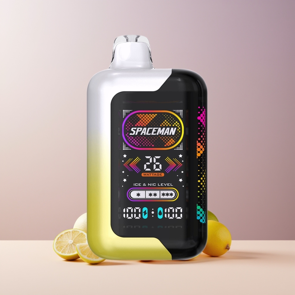 SPACEMAN SP40000 Disposable Vape Limone Pop Italia Ingrosso 20ml 50mg/ml 1000mAh