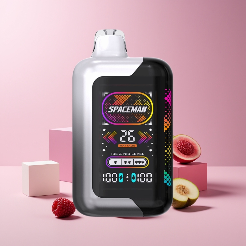SPACEMAN SP40000 Disposable Vape Mirtillo Lampone Italia Ingrosso 20ml 50mg/ml 1000mAh