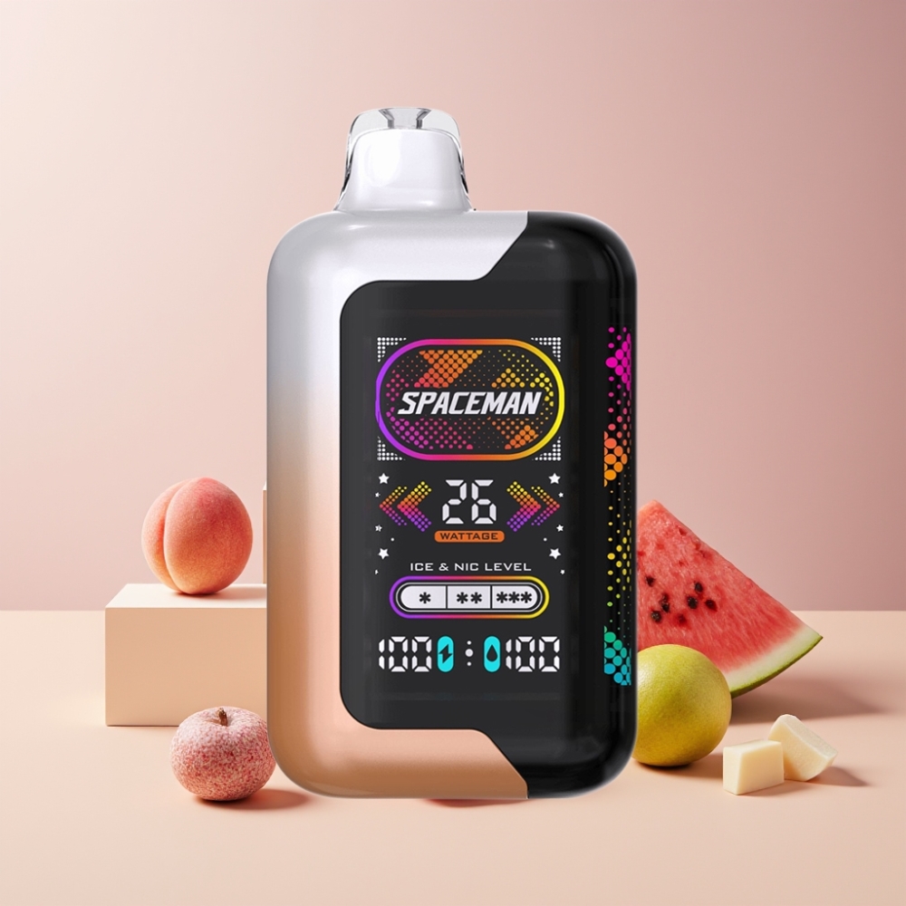 SPACEMAN SP40000 Disposable Vape Pesca Succosa Anguria - 20ml/50mg, 1000mAh, Italia ingrosso