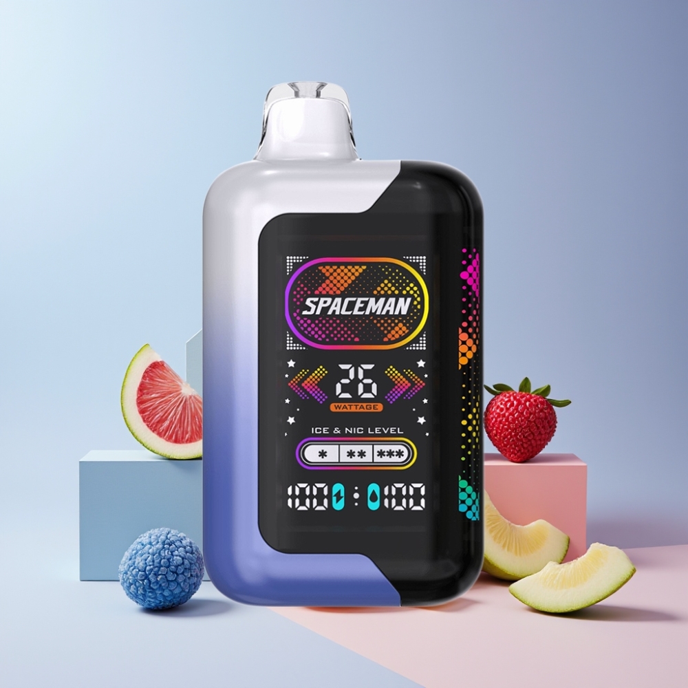 SPACEMAN SP40000 Italia Ingrosso Disposable Vape Mirtillo Ghiaccio Blu 20ml 50mg 1000mAh