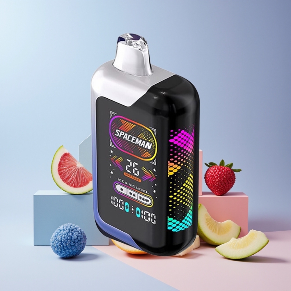 SPACEMAN SP40000 Italia Ingrosso Disposable Vape Mirtillo Ghiaccio Blu 20ml 50mg 1000mAh