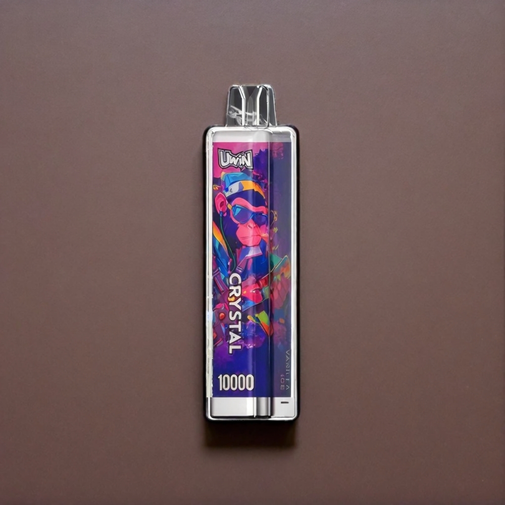 UWIN Crystal 10000 Puffs Italia Ingrosso Vaniglia Ghiaccio – 18ml E-Liquid, 650mAh Ricaricabile, 0.8 Ohm Mesh Coil