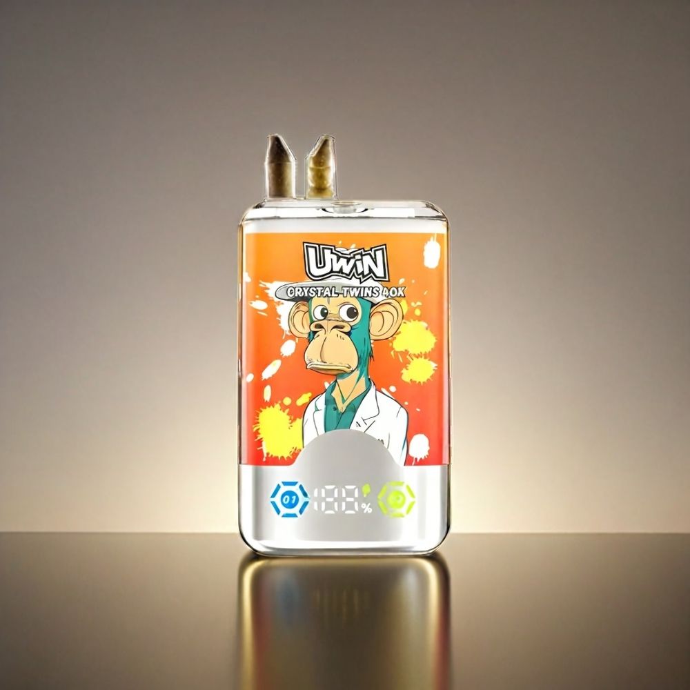 UWIN Crystal Twins 40000 Puffs Italia Ingrosso – Fragola Banana Amore 66