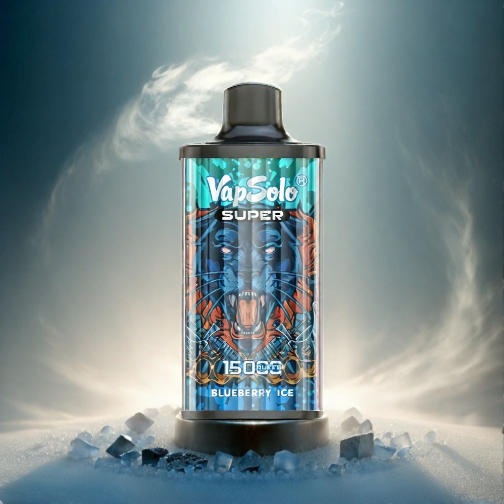 Vapsolo Super 15000 Puffs Italia Ingrosso Blueberry Ice E-Liquido 40ml 850mah Mesh Coil
